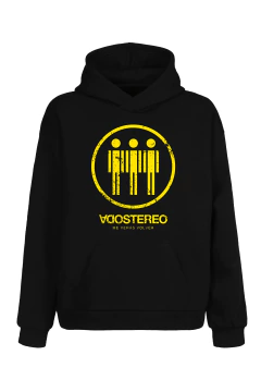 Buzo Hoodie - Soda Stereo Me Veras Volver (Negro) - comprar online