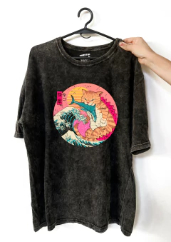 Remera Catzilla (Nevada, Negra o Blanca)