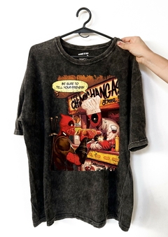 Remera Deadpool - Free Chimichangas (Nevada, Negra o Blanca)