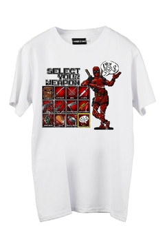 Remera Deadpool Weapons (Nevada ,Negra o Blanco) en internet