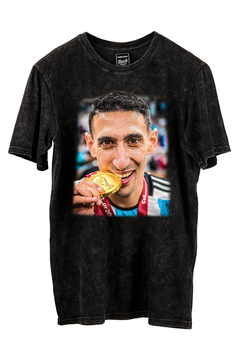 Remera Di Maria y La Medalla (Nevada,Negra o Blanca)