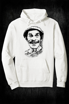 Buzo Hoodie - Don Ramon Face Lapiz (Off White) - comprar online