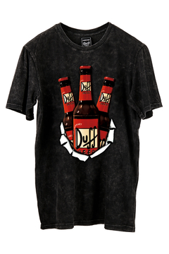 Remera Los Simpsons - Duff (Nevada o Negra)