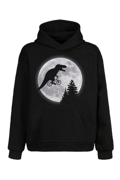 Buzo Hoodie E.T. Rex (Negro)