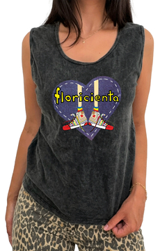 Musculosa Floricienta Logo - Corte largo - comprar online