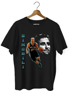 Remera Ginobili 2 (Nevada, Negra o Blanca) - comprar online