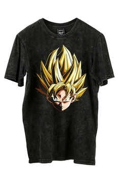 Remera Goku Face (Nevada o Negra)