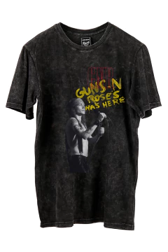 Remera Guns and Roses - Was Here (Nevada, Negra o Blanca) - comprar online