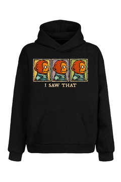 Buzo Hoodie I Saw That (Negro)