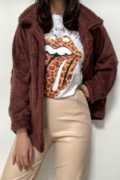 Campera corderito (Brown) - comprar online