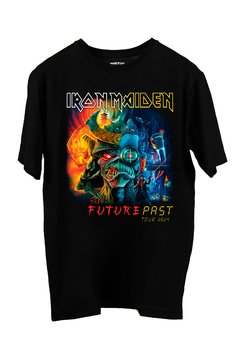 Remera Iron Maiden - The Future Past Tour 2024 (Nevada, Negra o Blanco) - comprar online