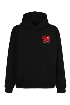 Buzo Hoodie Naruto - Itachi (Frente Y Espalda) (Negro) - comprar online