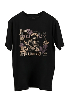 Remera Jimi Hendrix FRENTE y ESPALDA (Nevada o Negra) en internet