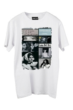Remera Lana Del Rey 2 (Blanca)