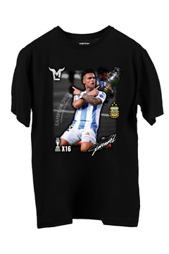Remera Lautaro Martinez Campeon 2024 (Nevada o Negra) - comprar online