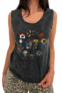 Musculosa Los Piojos 87 - Corte largo
