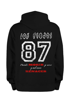 Buzo Hoodie Los Piojos Renacer (Frente Y Espalda) (Negro) - Whisky N' Dust