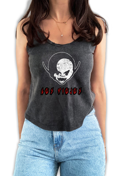 Musculosa Los Piojos - (ROJO) Logo (Corta)