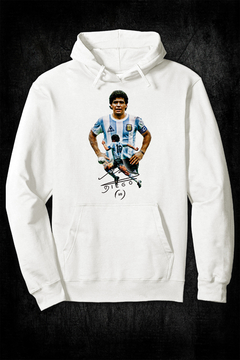 Buzo Hoodie - Maradona (Off White) - comprar online