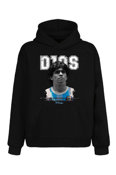 Buzo Maradona D10S (Frente y Espalda) (Negro) - Whisky N' Dust