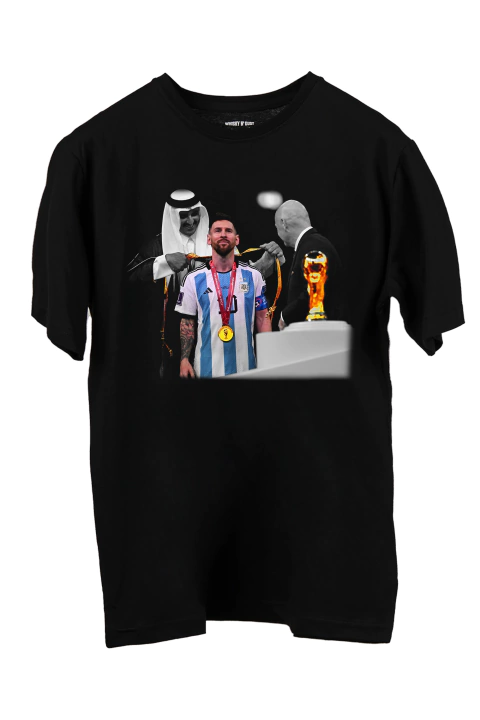 Remera Messi - Coronacion Del Rey (Nevada,Negra o Blanca)