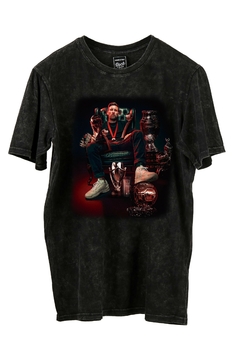 Remera Messi - GOAT (Nevada o Negra )