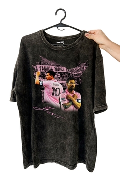 Remera Messi Inter Miami 2 (Nevada, Negra o Blanca)
