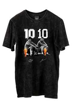 Remera Messi & Maradona (Nevada o Negra)