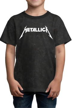 Remera Metallica Black Album (Frente y Espalda) (Niño/a Nevada) - comprar online
