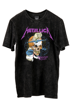 Remera Metallica Damaged Justice (Nevada, Negra o Blanca)