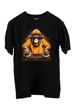 Remera DJ Monkey (Nevada o Negra ) - comprar online
