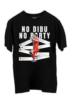Remera No Dibu No Party (Nevada o Negra) - comprar online
