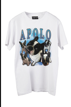 Imagen de Remera Personalizada Mascotas Vintage '90 (Nevada,Negra o Blanca)
