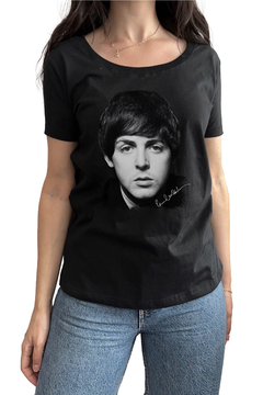 Remera Paul McCartney Face (Mujer) - comprar online