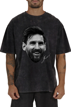 Remera Messi Face 1 (Oversize Nevada)