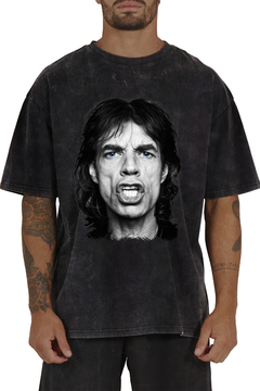 Remera Mick Jagger Face (Oversize Nevada)