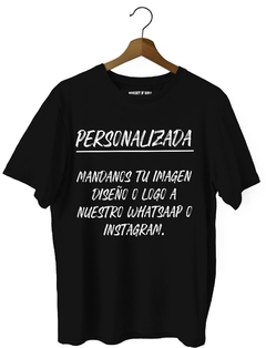 Remera Personalizada FRENTE Y ESPALDA (Nevada, Negra o Blanca) en internet