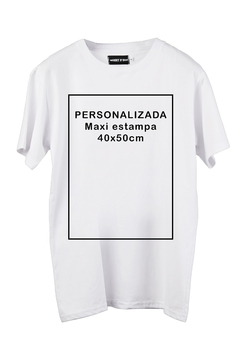 Remera Personalizada Maxi Estampa (Nevada,Negra o Blanca) - Whisky N' Dust