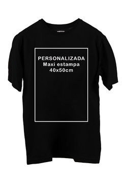 Remera Personalizada Maxi Estampa (Nevada,Negra o Blanca) en internet