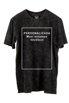 Remera Personalizada Maxi Estampa (Nevada,Negra o Blanca) - comprar online