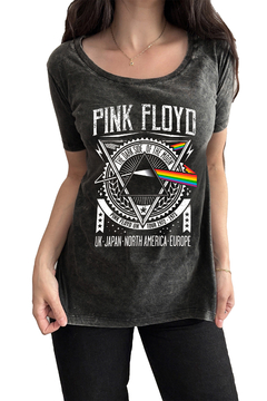 Remera Pink Floyd - The Darkside Of The Moon (Mujer)