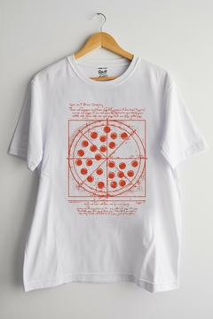 Remera Pizza (Nevada, Negra o Blanca) - comprar online