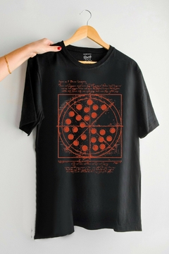 Remera Pizza (Nevada, Negra o Blanca) en internet