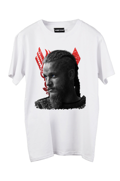 Remera Vikings - Ragnar (Nevada, Negra o Blanca) en internet