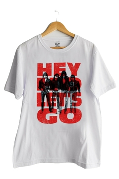Remera Ramones - Hey Ho! Let's Go!(Nevada,Negra o Blanca) en internet