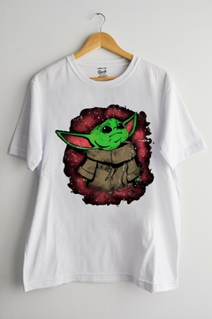 Remera Baby Yoda (Nevada, Negra o Blanca) en internet