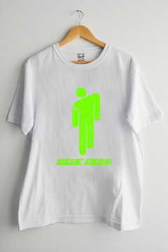 Remera Billie Eilish Logo (Nevada, Negra o Blanca) en internet