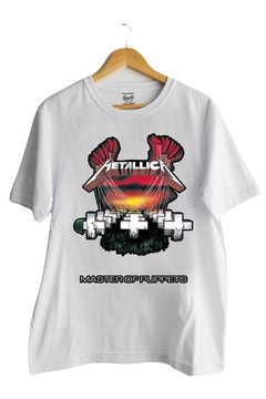 Remera Metallica - Master of Puppets (Nevada,Negra o Blanca) - comprar online