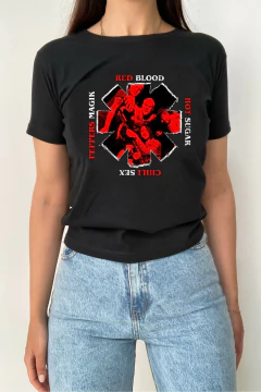 Remera Red Hot Sugar Blood (Mujer) (Nevado,Negro o Blanco) en internet