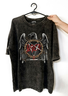 Remera Slayer (Nevada, Negra o Blanca)
